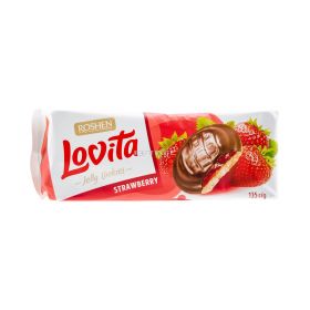Biscuiți Roshen Lovita Strawberry - 135gr