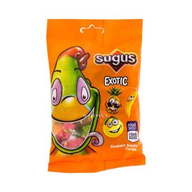 Bomboane gumate Sugus Exotic cu aromă de fructe - 80gr