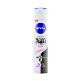 Deodorant spray pentru femei Nivea Black & White Invisible Clear 150ml