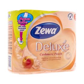 Hârtie igienică 3 straturi Zewa Deluxe Cashmere Peach - 4role