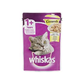 Hrană umedă pentru pisici Whiskas 1+ ani Casserole cu pui - 85gr