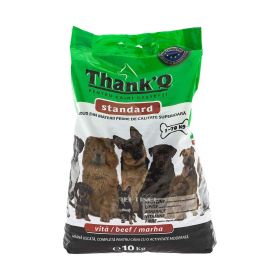 Hrană uscată cu vită pentru câini ThankQ - 10kg