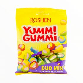 Jeleuri cu gust de fructe Roshen Yummi Gummi Duo Mix - 70gr