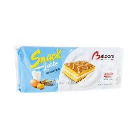 Prăjitură Balconi Snack Latte cu cremă de lapte - 10x28gr