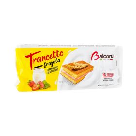 Prăjitură Balconi Snack Trancetto cu cremă de căpșuni - 10x28gr