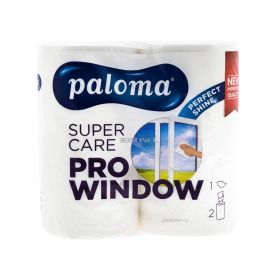 Prosop de hârtie Paloma Super Care Pro Window - 2role