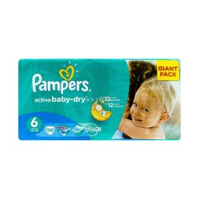 Scutece copii Pampers Active Baby dry 6 (15+Kg) - 56buc